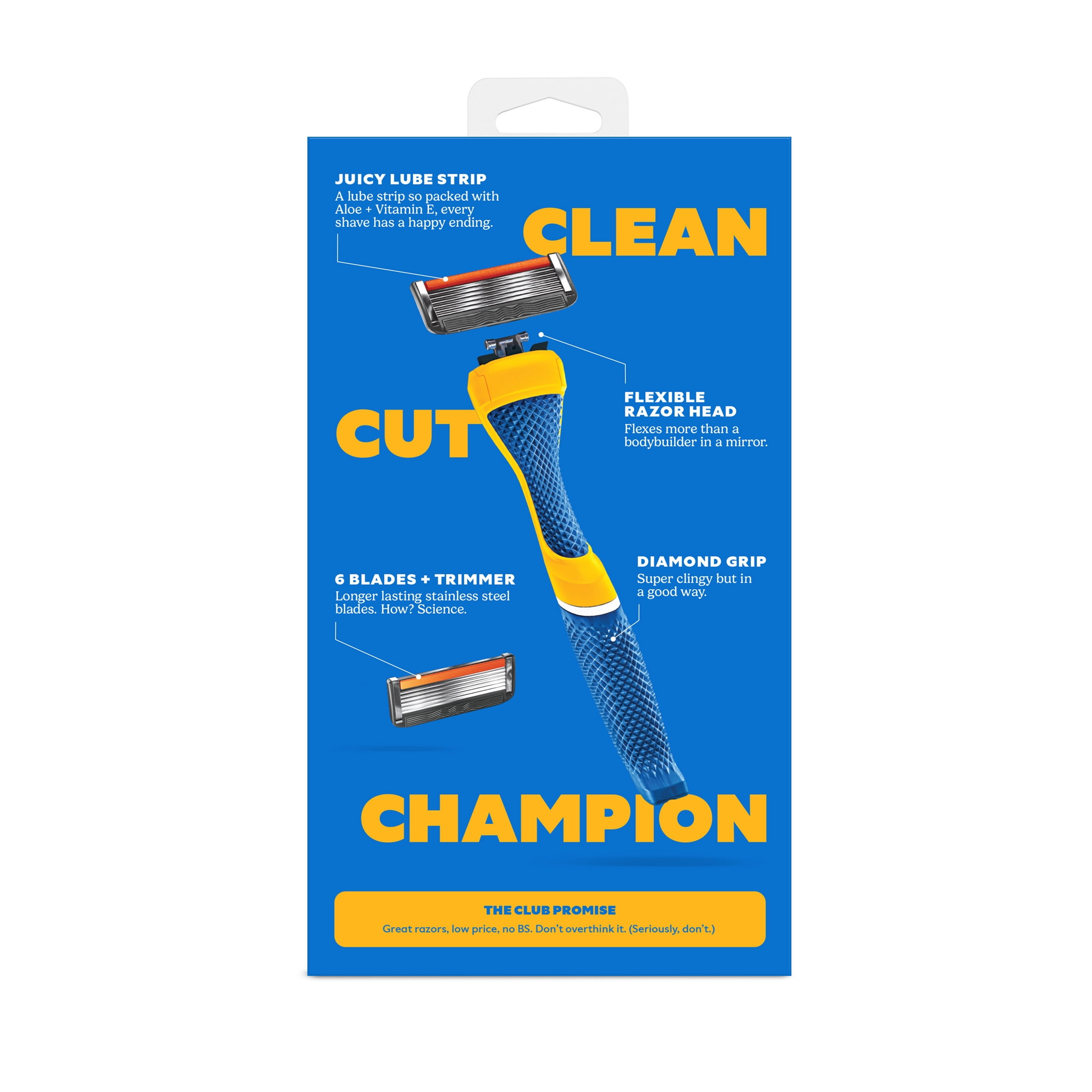 Dollar Shave Club UCLA 6-Blade Razor Starter Set