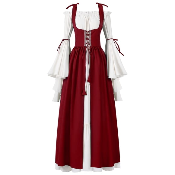 Costume Spooktacular Creations Renaissance para mujer, color burdeos