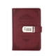 thumbnail image 1 of Inteprter PU Cuero Retro Vintage Notebook Contraseña Libro Planificador Oficina Privacidad Protección Papelería, Vino Rojo cartulina D, 1 of 6