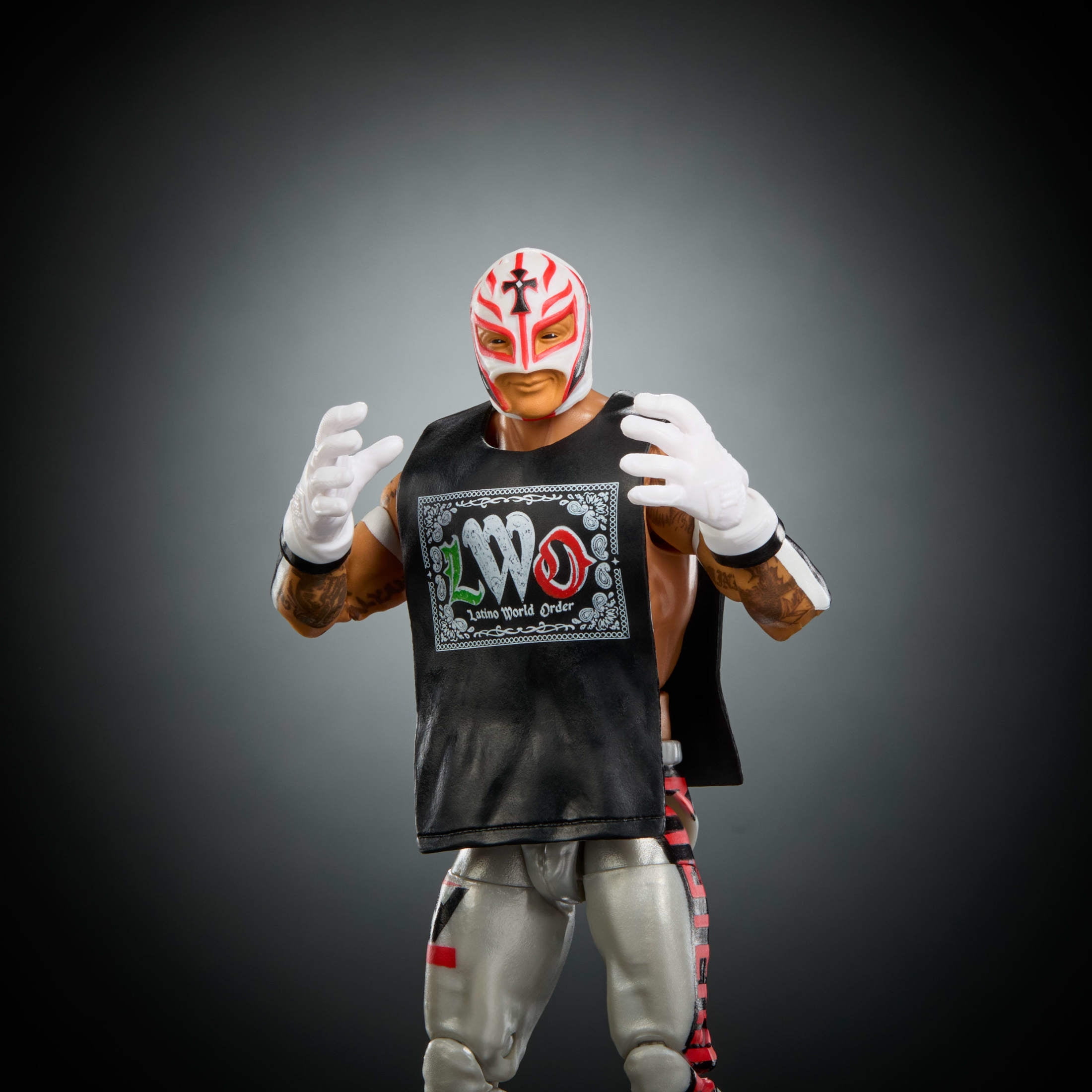 WWE Elite Rey Mysterio Action Figure, Series #125 Set, 6-inch Collectible with Articulation & Accessories