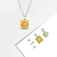 thumbnail image 4 of Everly Women's Citrine Sterling Silver Necklace, 4 of 5