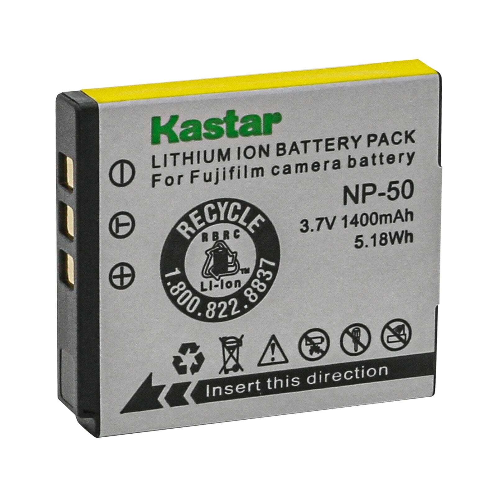 Slaapzaal Plotselinge afdaling Wiens Kastar NP-50 Battery 1-Pack Replacement for Fujifilm FinePix F850EXR,  FinePix F900EXR, FinePix REAL 3D W3, FinePix X10, FinePix X20 Camera -  Walmart.com
