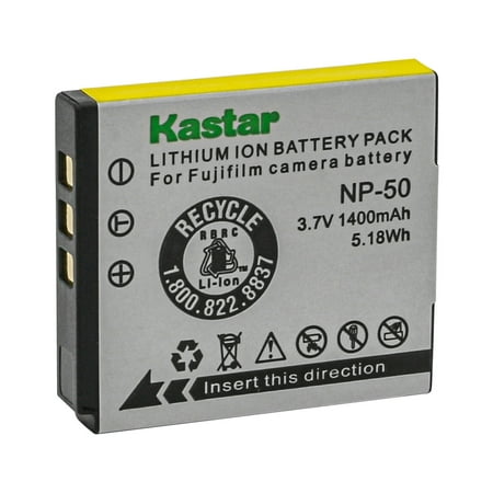 Image of Kastar NP-50 Battery 1-Pack Replacement for Kodak KLIC-7004 K7004 Battery Kodak K7700 Charger Kodak EasyShare M1033 EasyShare M1093 IS EasyShare M2008 EasyShare V1073 Camera