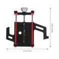 thumbnail image 4 of Bike Phone Bracket Mobile Phone Holder Cell Phone Stand Bikes Accessories Bike Motorcycle Abs Red 10X8X2CM, 4 of 6