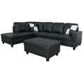 thumbnail image 2 of G Furniture AYCP Furniture L Shape Sectional Sofa with Storage Ottoman, 2 of 5