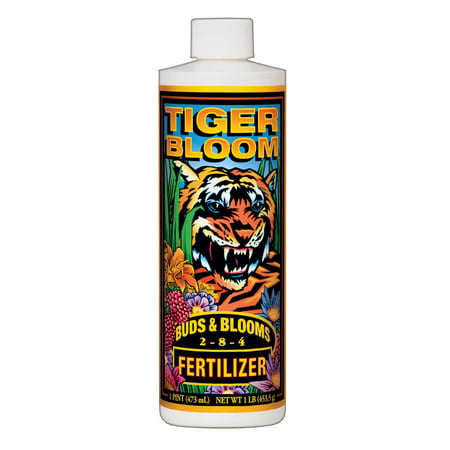 FoxFarm Tiger Bloom Liquid Concentrate Plant Fertilizer, 1 Pint Bottle | (Best Fertilizer For Blooms)
