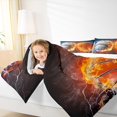 thumbnail image 4 of jejeloiu Baseball Basketball King Size Comforter Sets,Sports Theme Bedding Comforter Set,Boys Ball Games Bedding Set,Luxury Bedroom Decor,3pcs, 4 of 8