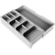 thumbnail image 1 of Administrador de utensilios de 1 pieza, soporte para cubiertos, administrador de cajones de 9 compartimentos, administrador de cajones de utensilios de cocina de plástico expandible, administrador de bandejas de cajones Sincero Electrónica, 1 of 5