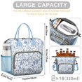 thumbnail image 5 of Pioneer Flower Floral Print Pattern Womens Lunch Box for Work,Insulated Large Lunch Bag for Tween and Teen,Loncheras Para Mujer,Leakproof Adult Lunch Bag for Work,Beach,Travel,Picnic,Camping, 5 of 7