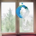 thumbnail image 5 of Resin Ocean Wave Wind Chime Fused Glass Coastal Suncatcher Beach Themed Window Decor for Garden Ornament Front Door Wall Art Coastal Home Decor Glass Pendant Plastic 8Inch 1Pcs, 5 of 5