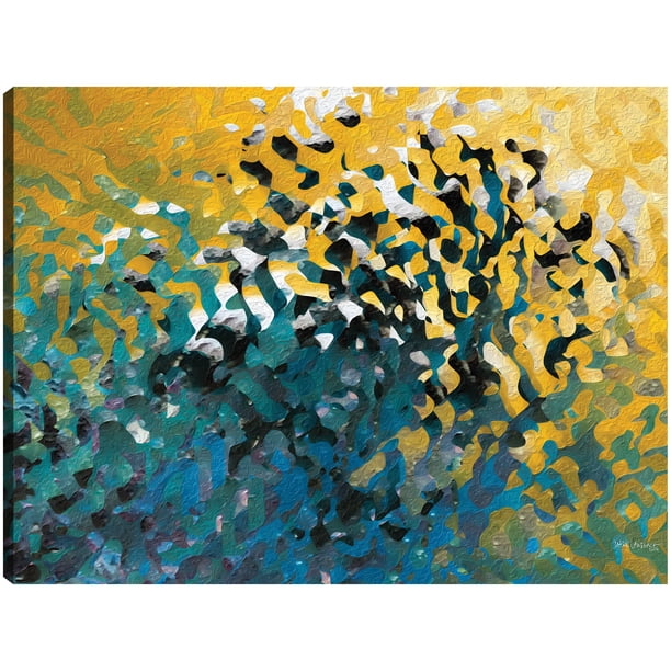 Cuadro Decorativo - Juan 8 12 La luz de la vida Jr Impresión en canvas, estrechado.