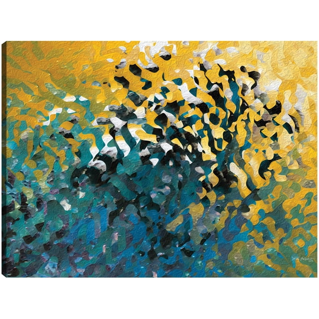 Cuadro Decorativo - Juan 8 12 La luz de la vida Jr Impresión en canvas, estrechado.