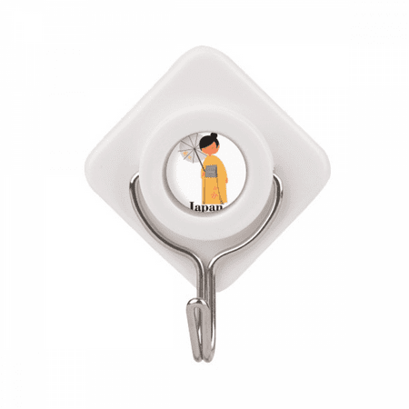 

Traditional Japanese Women Dress Code Adhesive Wall Hooks Hanging Self Sticky