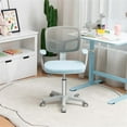 thumbnail image 2 of Pemberly Row Chaise d'Étude pour Enfants, Hauteur Enfant, avec Roulettes à Frein Automatique, Bleu, 2 of 8