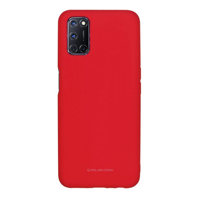 Funda para Oppo A72 Molan Cano Soft Rojo Jelly