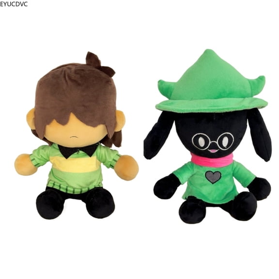 EYUCDVC 2 Pcs Kris Ralsei Sitting Stuffed Plush Toy Set