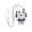 G, variant on Skzoo Mobile Phone Back Clip Hanging rope Keychains 4.72 Inches Straykids Plush Keychains SKZ Set Key Pendant(A)