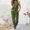 Army Green, variant on Pants Clearance,TIANEK Summer Solid Color Brief Drawstring Sleeveless Jumpsuit Trendy Chef Jogger Pants for Female