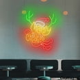 thumbnail image 3 of Craftnamesign Merry Christmas Neon Light Sign, Christmas Home Decor, Xmas Wall Sign, 3 of 5