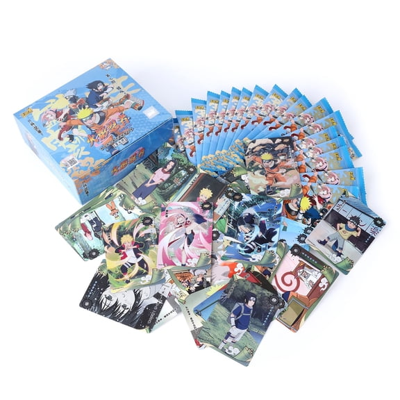 30 Packs Per Box of Naruto Trading Cards Seven Bullet Collector's Cards -  Blind Box Card Booster Pack