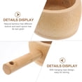 thumbnail image 2 of Bamboo Scoop Spoon for Kitchen Use with Hanging Rope Design Light Brown Natural Texture 1PC, 2 of 8