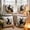 B, variant on Lilixerw Easter Cute Bunny Pattern Pillow Covers 4-Pack,Vintage Bunny Egg Print Decorative Throw Pillow Cases,Soft Breathable Spring Home Living Room Bed Set Decor,17.72x17.72 Inch