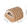 thumbnail image 3 of Covered Cat Bed Cave - 2-in-1 Enclosed Pet House for Small Medium Dogs Cats, Winter Warm Sleeping Shelter with Removable Cushion, 2 Size Indoor, 3 of 6