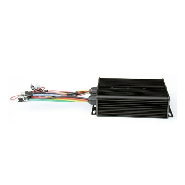 Controlador de Bicicleta EléCtrica de 48-72 V, 60 A, 18 Tubos, Controlador de Sinusoidal de Modos, Alimentado por BateríA de Iones de Litio, Accesorios para Bicicleta.