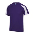 thumbnail image 1 of Just Cool T-Shirt de Sport Contrasté pour Hommes, 1 of 3