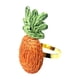 thumbnail image 2 of Decoraciones de Pascua, adornos de Pascua, regalos de Pascua. Anillo de servilleta de piña tejido a mano en rafia para mesas de hotel, banquetes y fiestas. Anillo de servilleta de metal., 2 of 6