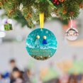thumbnail image 3 of BKER Sea Glass Friendship Ornament Timeless Friendship Keepsake Friendship Heart Ornament For Hanging Sea Glass Art For Friend, 3 of 4