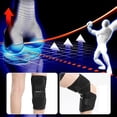 thumbnail image 5 of Knee Support Medical Power Lift Knee Weakly Brace Joint Support Spring Stabilizer Gym Sports Heath C Black OK cloth+Plastic, 5 of 7