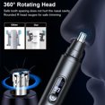 thumbnail image 4 of Tondeuse à Poils de Nez Mini Portable Électrique Tondeuse à Poils de Nez Rechargeable Automatique Rasage Nez Sourcils Oreilles Indolore, 4 of 6