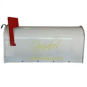 VWAQ Personalized Mailbox Street Address Decal Set