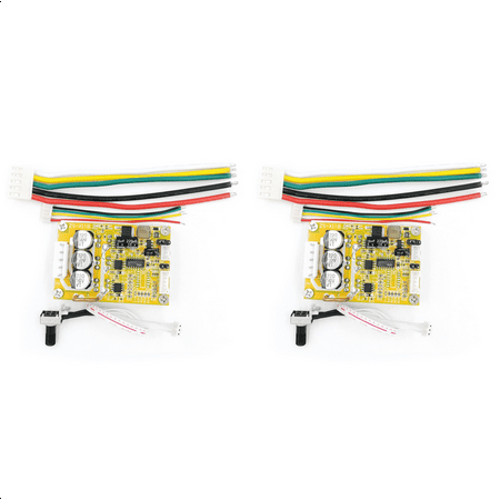 

2Pcs DC 5-36V 350W BLDC Three-Phase Brushless (with Hall) Motor Controller Brushless Sensor Motor Driver