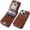 Brown, variant on REQO Compatible with iPhone 15 Case Wallet with Credit Card Holder, Flip Premium Leather Magnetic Clasp Kickstand Heavy Duty Protective Cover for iPhone 15 6.1 Inch (Black)