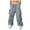 Silver@GC@, variant on CONZONE Mens Baggy Cargo Pants Casual Solid Color Elastic Waist Drawstring Cargo Pants for Men Lightweight Relaxed Fit Outdoor Athletic Trousers With Pockets