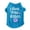 Blue, variant on SPRING PARK Dogs Shirt Pet Clothes, Puppy T-Shirt Cute Letter Printing Cotton Vest Apparel Doggy Shirts Soft and Breathable Outfits for Extra Small Medium Dogs Boy and Girl