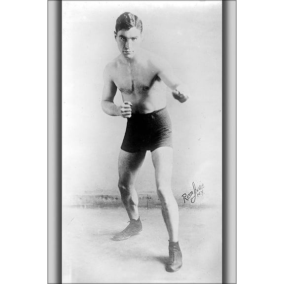 24"x36" Gallery Poster, Jack Britton boxing poster