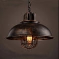 thumbnail image 2 of Pendant Light Chandelier Metal Shade Loft Style Vintage Industrial Chandelier Lamp Pendant Light E27, Rust, 2 of 2