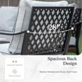 thumbnail image 5 of Sophia & William 7 Seat Patio Conversation Set,Outdoor Furniture Set with Rocking Chairs & Loveseat, Light Gray, 5 of 10