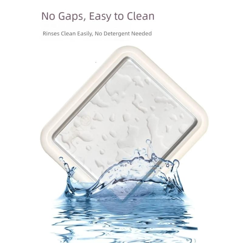 CEORPER Portable Cold Yogurt Maker Ice Tray Stainless Steel Ice Cream Maker Tray