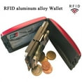 thumbnail image 3 of Extra Thick Aluminum Hard Case Credit Cards Wallet  Aluminium Card Holder  Metal Cards Wallet, 3 of 5