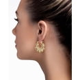 thumbnail image 5 of SNGIA 18K Gold Plated Chunky Twisted Open Hoop Earrings for Women with 18K Gold Plated, CZ Accent, 5 of 5