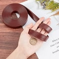 thumbnail image 6 of 118 Inches Double Sided Leather Strip Straps 0.8 inch Wide Flat Cord DIY Leather Strap String, 6 of 9