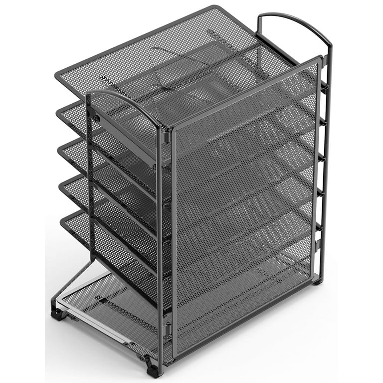 Simple Houseware 6 Tier Wall Mount Document Letter Tray Organizer