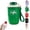 Green, variant on Coffee Vacuum Flask, Portable Coffee Cup with Lid and Handle, Stainless Steel Insulated Water Bottle for Home, Office and Outdoor Use, Travel Coffee Mug (Red)