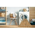 thumbnail image 2 of Ahgly Company Machine Washable Indoor Round Transitional Yellow Orange Area Rugs, 7' Round, 2 of 7