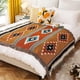 thumbnail image 5 of Manta Homesy Boho reversible verde azteca 130 x 160 cm, 5 of 6