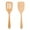As Shown, variant on Meijiashe 2 Bamboo Spatulas Large Wooden Wok Turners Nonstick Wood Spoons Kitchen Utensils